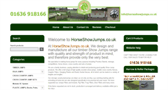 Desktop Screenshot of horseshowjumps.co.uk
